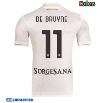 Camisa de Futebol SSC Napoli Kevin De Bruyne #11 Equipamento Secundário 2025-26 Manga Curta